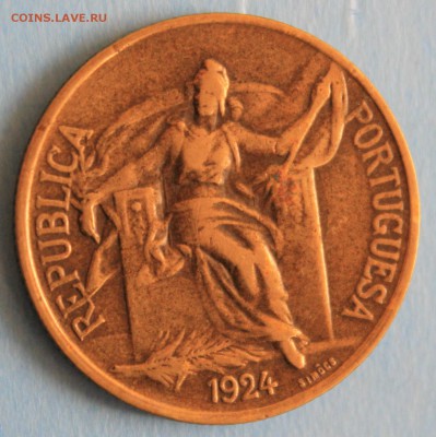 С РУБ.ПОРТУГАЛИЯ 1 эскудо 1924г. НЕ ЧАСТАЯ  до 30.08 в 22-00 - IMG_8238.JPG