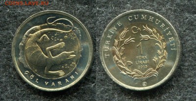 1 лира 2015 Турция Варан  до 30.08.18 в 22.00 мск - img051