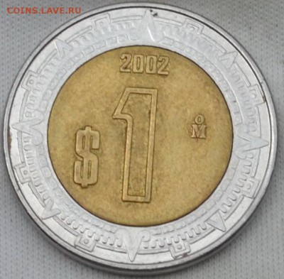 Мексика 1 песо 2002 . 27. 08. 2019. в 22 - 00. - DSC_0702