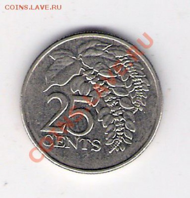 25 центов Тринидад 2005, до 19.07.2011 22-00 мск. - сканирование0272