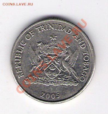 25 центов Тринидад 2005, до 19.07.2011 22-00 мск. - сканирование0273