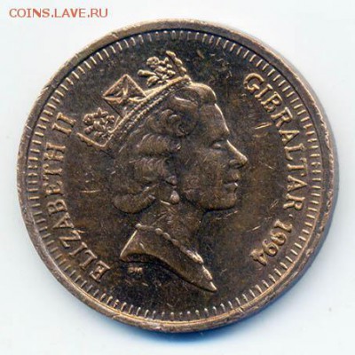 Гибралтар 1 пенни 1994 - Гибралтар_1пенни-1994_А