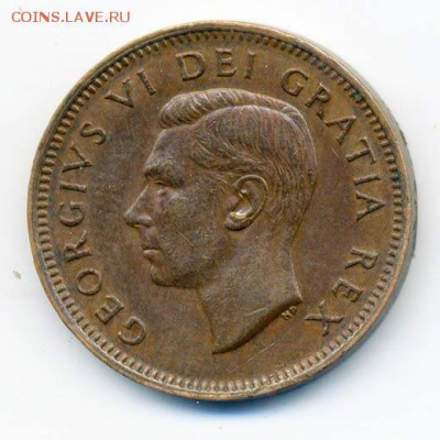 Канада 1 цент 1948 - Канада_1цент-1948_Р456