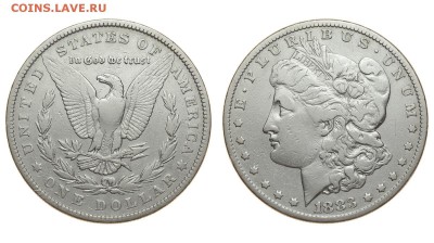США. 1 доллар 1883 г. Морган. До 29.08.19. - 1883.JPG