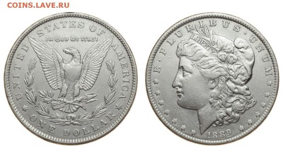 США. 1 доллар 1889 г. Морган. До 29.08.19. (2) - 1889.JPG