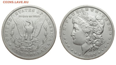 США. 1 доллар 1897 г. Морган. До 29.08.19. - 1897.JPG