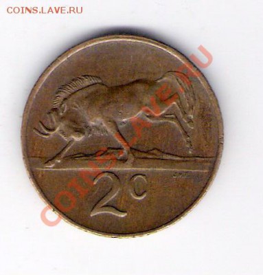 2 цента ЮАР 1981, до 19.07.2011 22-00 мск. - сканирование0280