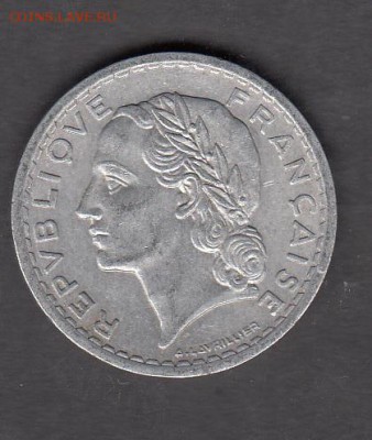 Франция 1945 5 франков до 28 08 - 356