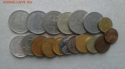 18 иностранных монет. До 31.08. 22:00 - image