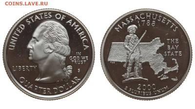 США. 25 центов 2000 г. Proof. Массачусетс. До 29.08.19. - DSH_2315.JPG