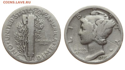 США. 10 центов 1926 г. Меркурий. До 29.08.19. - DSH_2317.JPG