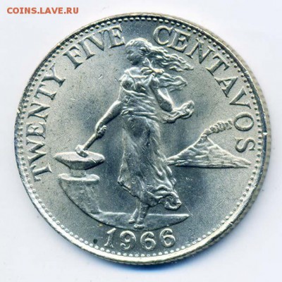 Филиппины 25 сентаво 1966 - Филиппины_25сентаво-1966_Р