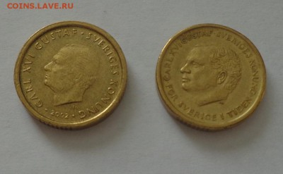 ШВЕЦИЯ - 10 крон два типа до 1.09, 22.00 - Швеция - 10 крон два типа