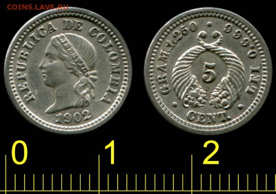 Колумбия - Колумбия 5 сентаво 1902