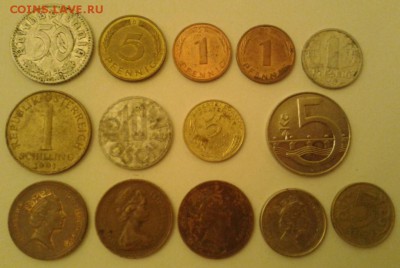 14 монет Европы от 3 Рейха до 90-х годов - Фото-1960