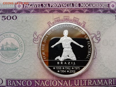 Камерун. 100 франков 2012 г. Proof. Футбол. До 29.08.19. - 06