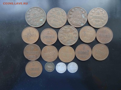 Лот из 18 монет 1-5-10-25(серебро) PENNIA до 22.00 до 01.09 - DSC00148