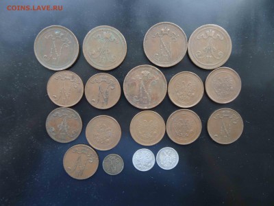 Лот из 18 монет 1-5-10-25(серебро) PENNIA до 22.00 до 01.09 - DSC00151