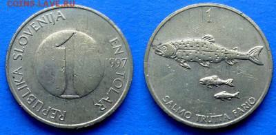 С рубля - Словения 1 толар 1997 года до 1.09 - Словения 1 толар, 1997
