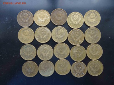 Лот 5 копеек 1946-1957 20 штук - до 22.00 до 01.09 - DSC00159