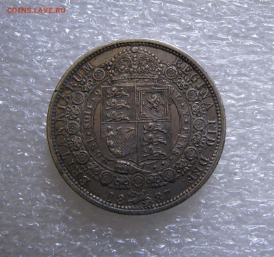 Британия. Виктория. ½ КРОНЫ 1887 года. До 31.08.2019 - полкроны1887 (2).JPG