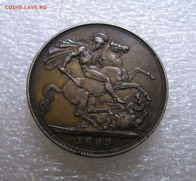 Британия. Виктория. 1 КРОНА 1889 года. До 31.08.2019 - 1крона1889 (2).JPG