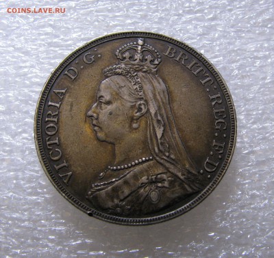 Британия. Виктория. 1 КРОНА 1889 года. До 31.08.2019 - 1крона1889.JPG
