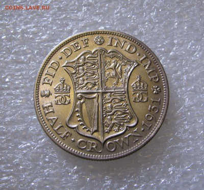 Британия. ½ КРОНЫ 1931 года. Георг V. До 31.08.2019 - полкроны1931 (4).JPG