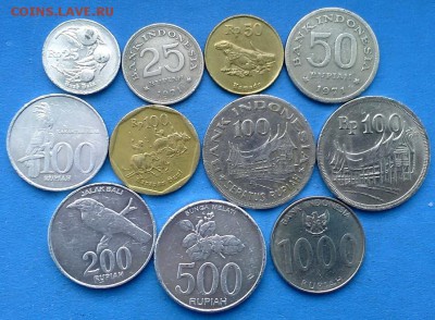 Индонезия - подборка из 11 монет до 4.09 - индонез 002