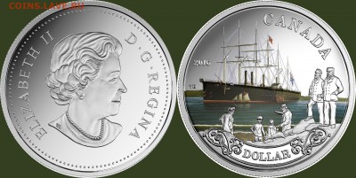 Канада 2016 SILVER DOLLAR PROOF SET Пароход Грейт Истерн - Канада доллар 2016