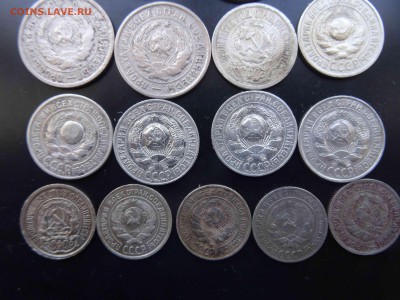 Лот серебра 10-15-20 копеек 1922-33 21 шт. до 22.00 до 05.09 - DSC00190