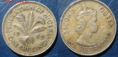 Нигерия 1 шиллинг 1959 г До 02-09 В 22-00МСК - Нигетр