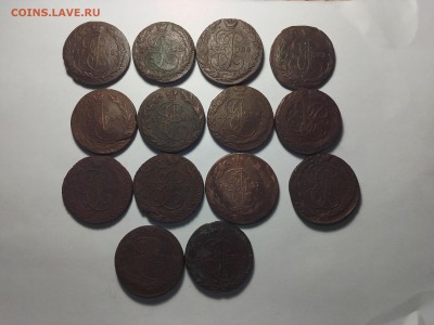 Пятаки 1761-1795 Ем, Ам - 1
