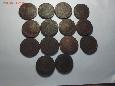 Пятаки 1761-1795 Ем, Ам - 2
