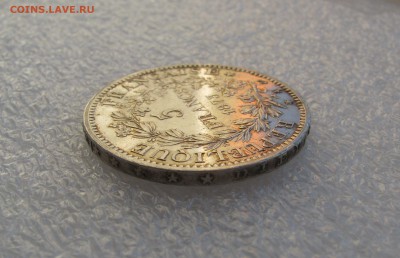 Франция. Третья Республика. 5 ФРАНКОВ 1873 года. - 5франк1873 (4).JPG