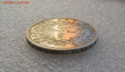 Франция. Третья Республика. 5 ФРАНКОВ 1873 года. - 5франк1873 (3).JPG