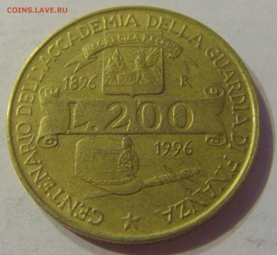 200 лир 1996 академия Италия №1 06.09.19 22:00 МСК - CIMG9158.JPG