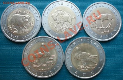 50 руб. 1994г 5шт Красная книга! до 22:00 16.07.11 по МСК. - DSC01890.JPG