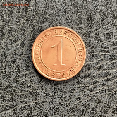 Германия 1 пфенниг 1932 года. До 22:00 07.09.19 - 23781F1F-F4D6-4F5E-8D30-2A2A12E9837C