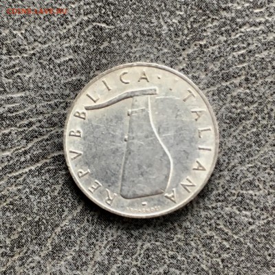 Италия 5 лир 1954 года. До 22:00 07.09.19 - E1ABE588-55CB-4FB8-AC19-C728E0E633AC