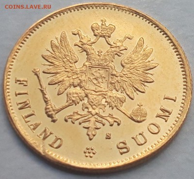 Русско-финские 10 марок 1882 UNC - 20190901_235337