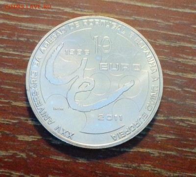 ПОРТУГАЛИЯ - 10 евро 25 ЛЕТ В ЕЭС до 8.09, 22.00 - Португалия 10 е 2011 25 лет в ЕС