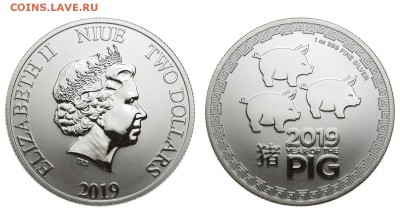 Ниуэ. 2 доллара 2019 г. Год свиньи. До 05.09.19. - DSH_3061.JPG