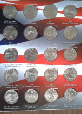 Набор 25 центов США. 40шт., 2010-2021гг. до 07.09.19г. 22:00 - 20190902_150549