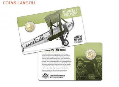 НОВОСТИ - 10164_D_Packaging of the 2019 $1 Centenary of The Great Air Race_Eight Coin Collection Alliance P2 Endeavour Uncirculated Coin_16