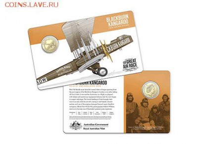 НОВОСТИ - 10164_D_Packaging of the 2019 $1 Centenary of The Great Air Race_Eight Coin Collection Blackburn kangaroo Uncirculated Coin_12