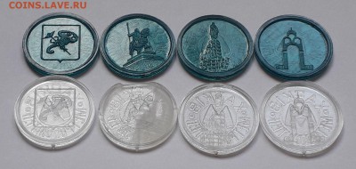 "Радуга" и необычные коллекции пластиковых жетонов - Евро