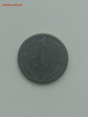 Mannheim Baden,10 пфеннигов 1919г(нотгельд)до 6.09.2019г - IMG_20190727_102641