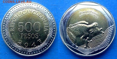 Фауна) до 9.09 - Колумбия 500 песо, 2017