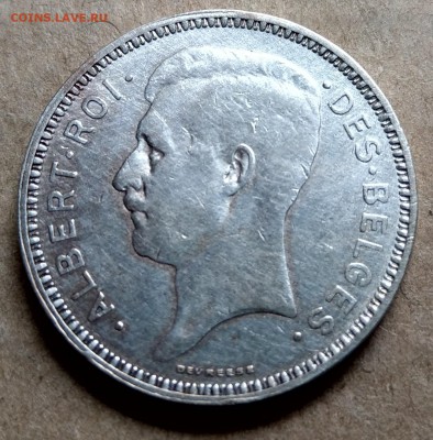 Бельгия 20 франков 1934 до 22-00 05.09 - IMAG2854_2